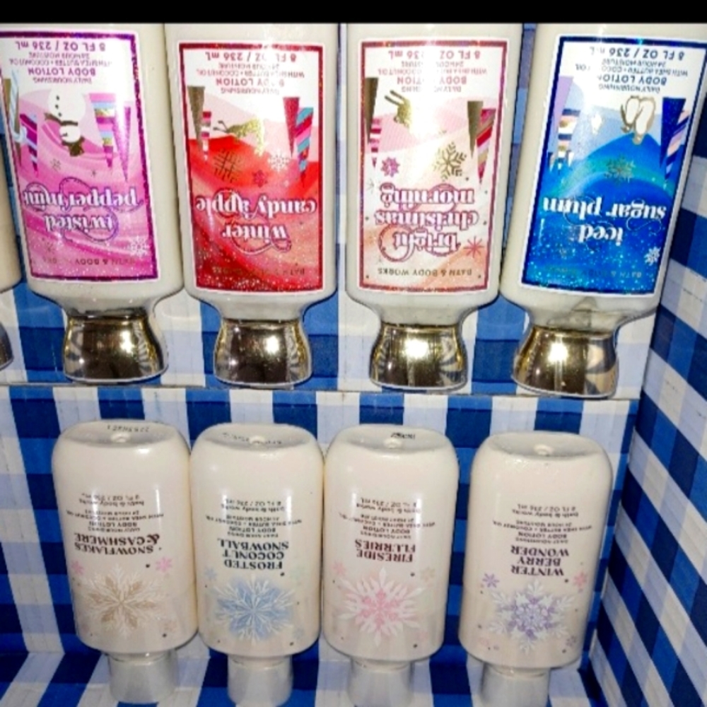 Bath & Body Works Christmas selection 9 Piece lotion set